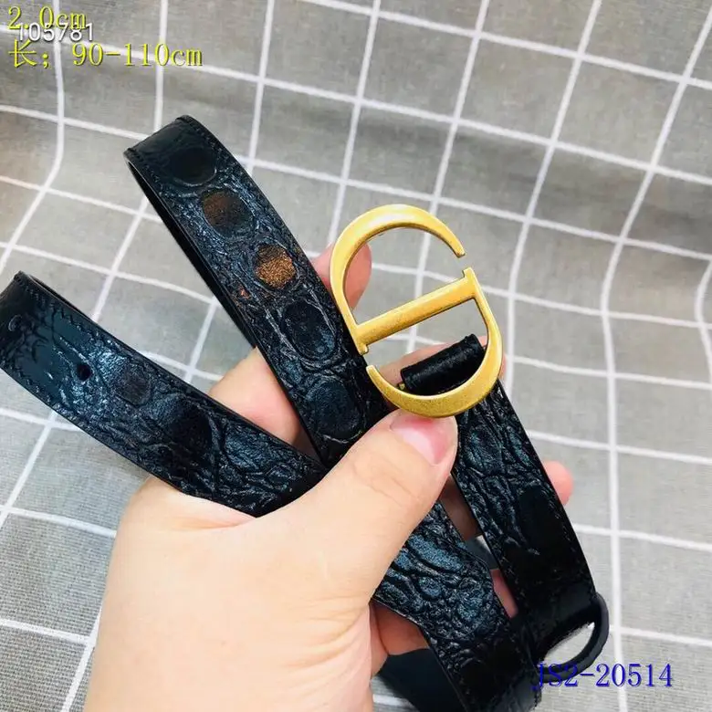 Dior Belt 20mmX95-110cm 7d10